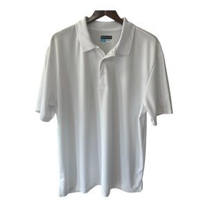 PGA Tour White Polo Shirt Size XL Men NWOT